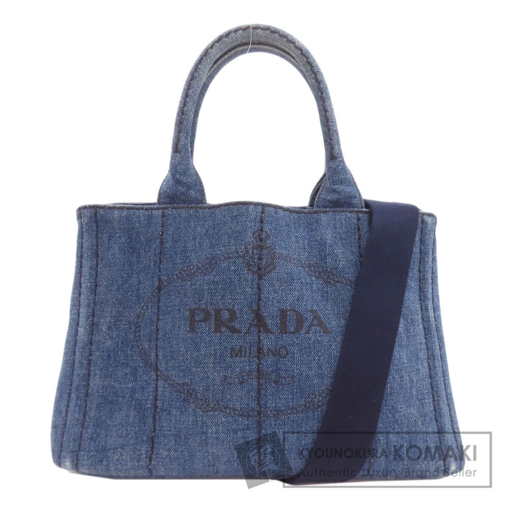 Prada Canapa Handbag Denim